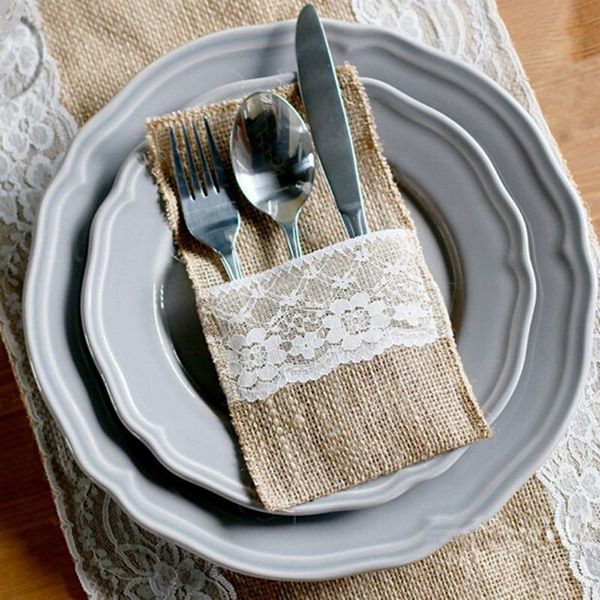 mats & pads 10pcs country wedding table silverware holder natural burlap cutlery pockets fork rustic decoration
mats & pads 10pcs country wedding table silverware holder natural burlap cutlery pockets fork rustic decoration