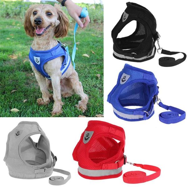 dog collars & leashes cat adjustable harness vest walking lead leash for puppy dogs collar polyester mesh small medium pet
dog collars & leashes cat adjustable harness vest walking lead leash for puppy dogs collar polyester mesh small medium pet