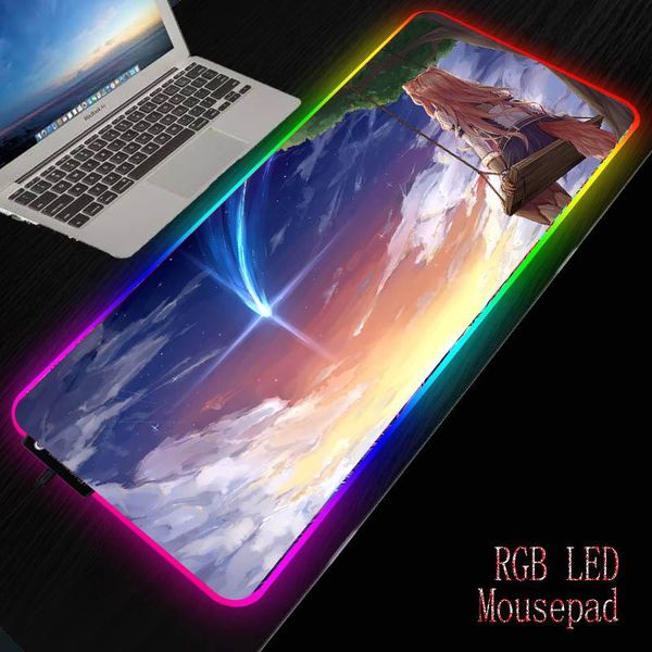 mouse pads & wrist rests mrg anime cute girl look at the sky gaming pad rgb xxl game accessories led backlight keyboard desk
mouse pads & wrist rests mrg anime cute girl look at the sky gaming pad rgb xxl game accessories led backlight keyboard desk