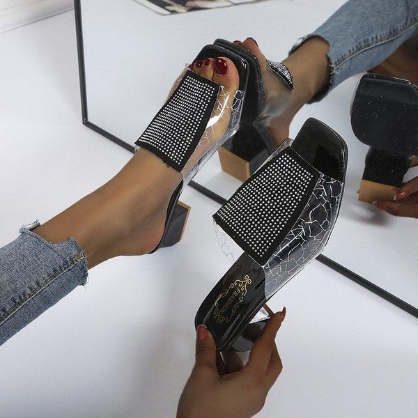sandals glitter slippers women summer fashion bling female candy color beach diamond fang with shoes outdoor, Black
sandals glitter slippers women summer fashion bling female candy color beach diamond fang with shoes outdoor, Black