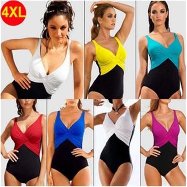 4xl one piece assorted solid color swimwear slim bodyl bathing swimming suits plus size swimsuits european style, White;black
4xl one piece assorted solid color swimwear slim bodyl bathing swimming suits plus size swimsuits european style, White;black
