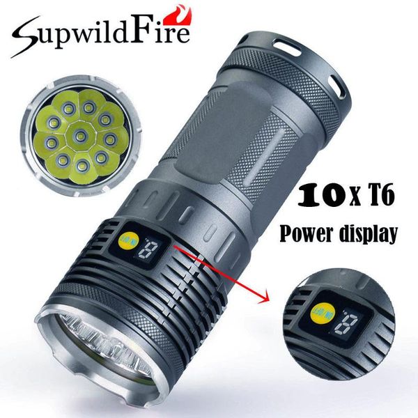 bike lights supwildfire 30000lm 10 x xm-l t6 led power & mode digital display hunting
bike lights supwildfire 30000lm 10 x xm-l t6 led power & mode digital display hunting