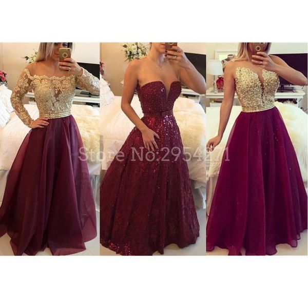 party dresses burgundy prom dress long sleeves a line lace pearls with sash formal evening gown button back, White;black
party dresses burgundy prom dress long sleeves a line lace pearls with sash formal evening gown button back, White;black