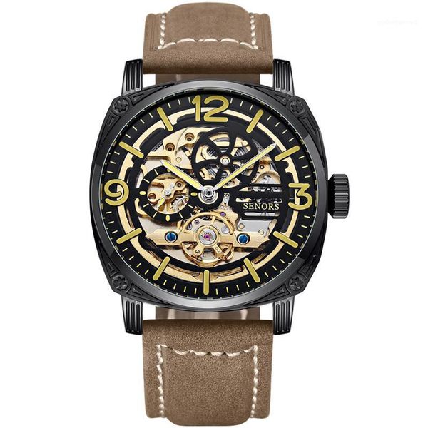 wristwatches hollow carved design men's wristwatch square mechanical watch synthetic sapphire glass mirror waterproof and luminous poin, Slivery;brown
wristwatches hollow carved design men's wristwatch square mechanical watch synthetic sapphire glass mirror waterproof and luminous poin, Slivery;brown