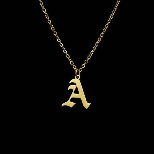 pendant necklaces 26pcs/set a-z 100% stainless steel old english letter necklace women wholesale initial alphabet jewelry, Silver
pendant necklaces 26pcs/set a-z 100% stainless steel old english letter necklace women wholesale initial alphabet jewelry, Silver