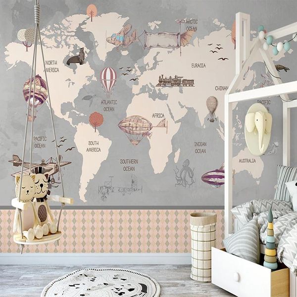 wallpapers drop custom mural wallpaper 3d hand-painted sailing balloon map children's room wall papers waterproof stickers
wallpapers drop custom mural wallpaper 3d hand-painted sailing balloon map children's room wall papers waterproof stickers