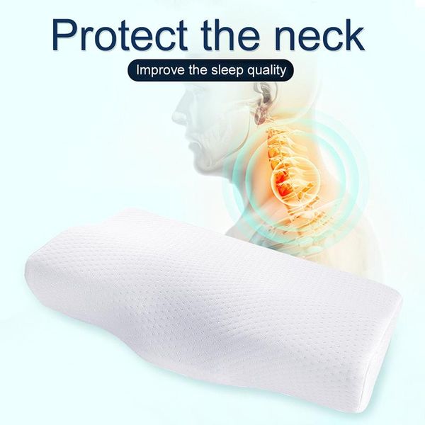pillow memory foam bed neck protection slow rebound butterfly shaped contoured orthopedic cervical rehabilitation 50*30cm
pillow memory foam bed neck protection slow rebound butterfly shaped contoured orthopedic cervical rehabilitation 50*30cm