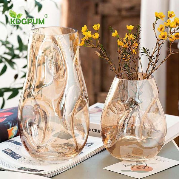 vases european style amber irregular twisted pattern vase living room model soft decoration dried flower ins
vases european style amber irregular twisted pattern vase living room model soft decoration dried flower ins