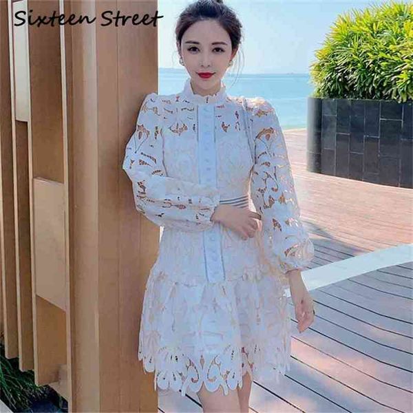 woman dress with sash beige lace long-sleeve elegant mini dresses runway designer hollow out bodycon belt 210603, Black;gray
woman dress with sash beige lace long-sleeve elegant mini dresses runway designer hollow out bodycon belt 210603, Black;gray