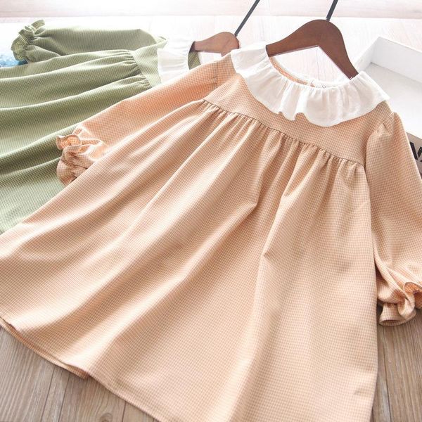 girl's dresses 2021 spring girl fine plaid dress children's wear wholesale, Red;yellow
girl's dresses 2021 spring girl fine plaid dress children's wear wholesale, Red;yellow