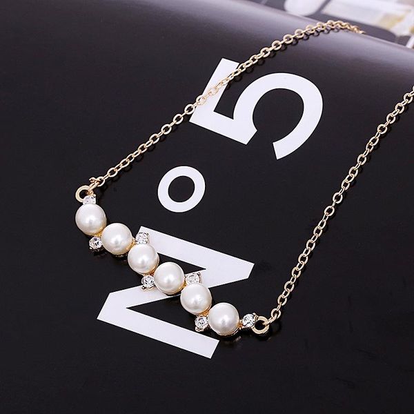 chokers korean fashion trend versatile temperament elegant freshwater pearl necklace rhinestone gift small fragrance women, Golden;silver
chokers korean fashion trend versatile temperament elegant freshwater pearl necklace rhinestone gift small fragrance women, Golden;silver