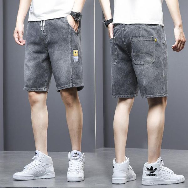 men's jeans 2021 denim shorts fashion brand loose summer stretch leisure youth 5-point trend men, Blue
men's jeans 2021 denim shorts fashion brand loose summer stretch leisure youth 5-point trend men, Blue