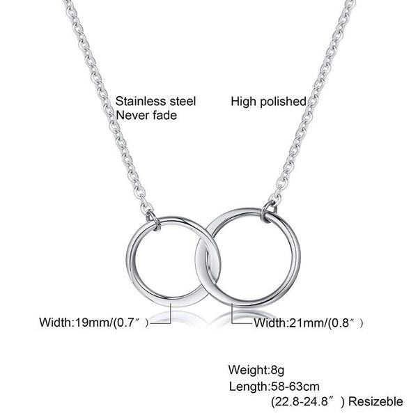 chains fnl interlocking metal accessories, tail chain, stainless steel necklace, Silver
chains fnl interlocking metal accessories, tail chain, stainless steel necklace, Silver