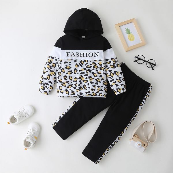 toddler kids baby boy girls style fashion autumn winter letter leopard print hooded sweatshirt pants outfits clothes, White
toddler kids baby boy girls style fashion autumn winter letter leopard print hooded sweatshirt pants outfits clothes, White