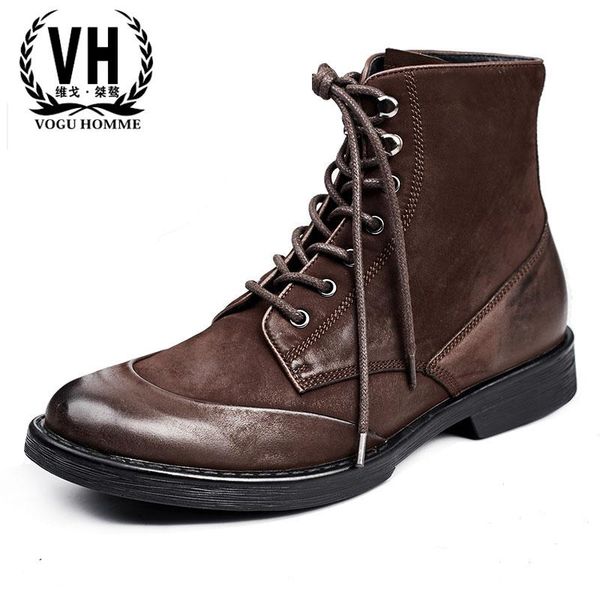 boots men leather high shoes riding casual men's winter handmade fashion comfortable, Black
boots men leather high shoes riding casual men's winter handmade fashion comfortable, Black