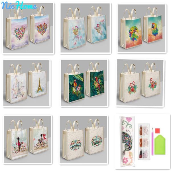 diamond painting nichome 2pcs diy shaped eco-friendly bag home organizer simple female daily shopping
diamond painting nichome 2pcs diy shaped eco-friendly bag home organizer simple female daily shopping