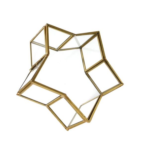 storage drawers 1pc small glass box five-pointed star wish bottle preserved flower packaging
storage drawers 1pc small glass box five-pointed star wish bottle preserved flower packaging