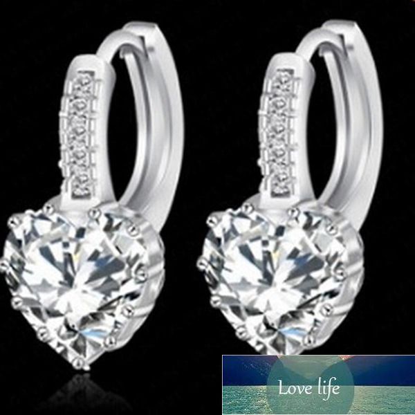 factory outlet stud earrings for women european and american earring white gold color earing heart aaa zircon earings  factory price expert, Golden;silver
factory outlet stud earrings for women european and american earring white gold color earing heart aaa zircon earings  factory price expert, Golden;silver
