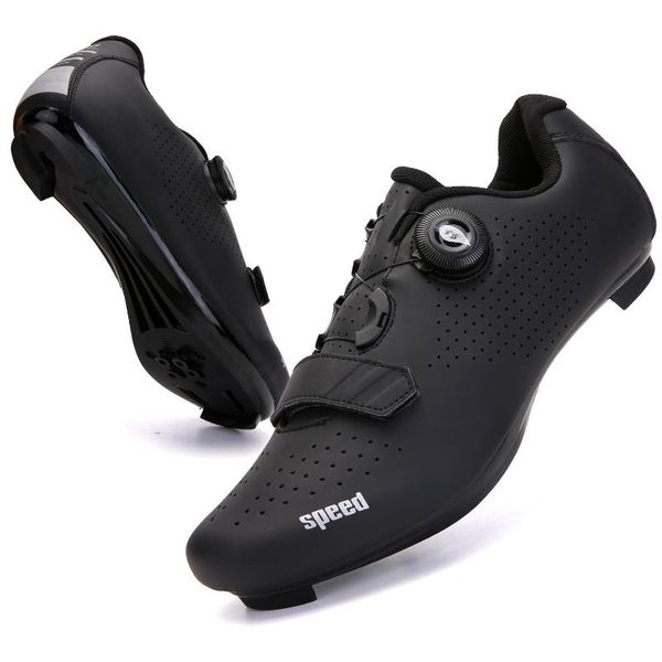 cycling footwear road and mountain bikes for men women with locks without hard-soled spinning shoes gym, Black 
cycling footwear road and mountain bikes for men women with locks without hard-soled spinning shoes gym, Black