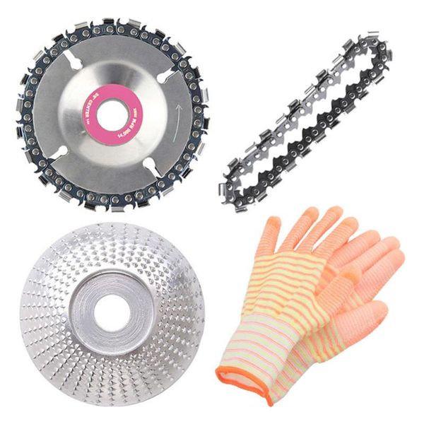professional hand tool sets 4pcs grinder chain disc set wood shaping for angle polishing grinding with replacement gloves carving
professional hand tool sets 4pcs grinder chain disc set wood shaping for angle polishing grinding with replacement gloves carving