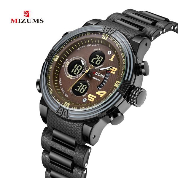 wristwatches mizums men watches fashion man quartz watch male stainless case waterproof clock mens week display wristwatch relo, Slivery;brown
wristwatches mizums men watches fashion man quartz watch male stainless case waterproof clock mens week display wristwatch relo, Slivery;brown