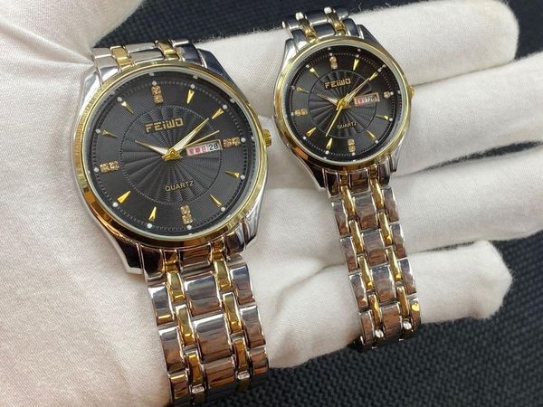 wristwatches the couple watch waterproof calendar business casual alloy dial simple and versatile luxury quartz wa251, Slivery;brown
wristwatches the couple watch waterproof calendar business casual alloy dial simple and versatile luxury quartz wa251, Slivery;brown