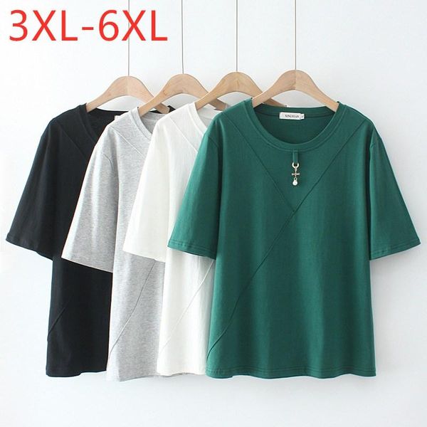 plus size t-shirt 2021 ladies summer for women large short sleeve loose cotton green white o-neck 3xl 4xl 5xl 6xl, Black
plus size t-shirt 2021 ladies summer for women large short sleeve loose cotton green white o-neck 3xl 4xl 5xl 6xl, Black