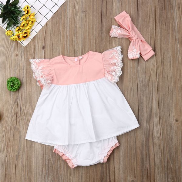 0-24m baby clothes sets girls lace ruffles pink girl dress bow shorts pants headband 3pcs outfits newborn sunsuit clothing, White
0-24m baby clothes sets girls lace ruffles pink girl dress bow shorts pants headband 3pcs outfits newborn sunsuit clothing, White