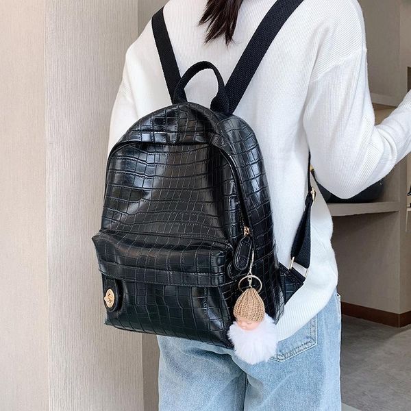 backpack women's wave fashion soft leather ladies online celebrity large capacity travel bag back pack
backpack women's wave fashion soft leather ladies online celebrity large capacity travel bag back pack