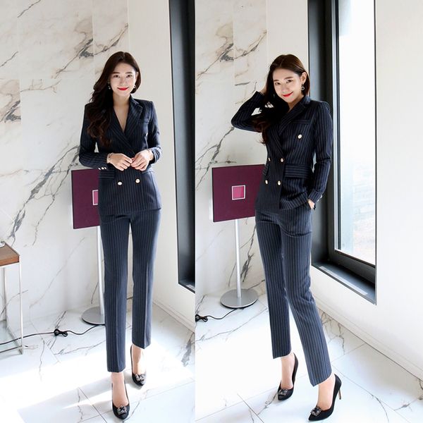 new girl's spring striped little thin white collar nine jacket two wild pieces suit kxg2, White;black
new girl's spring striped little thin white collar nine jacket two wild pieces suit kxg2, White;black