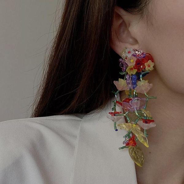 dangle & chandelier vsnow exaggerated large arcylic rainbow flower earrings for women colorful resin floral drop jewelry pendientes, Silver
dangle & chandelier vsnow exaggerated large arcylic rainbow flower earrings for women colorful resin floral drop jewelry pendientes, Silver