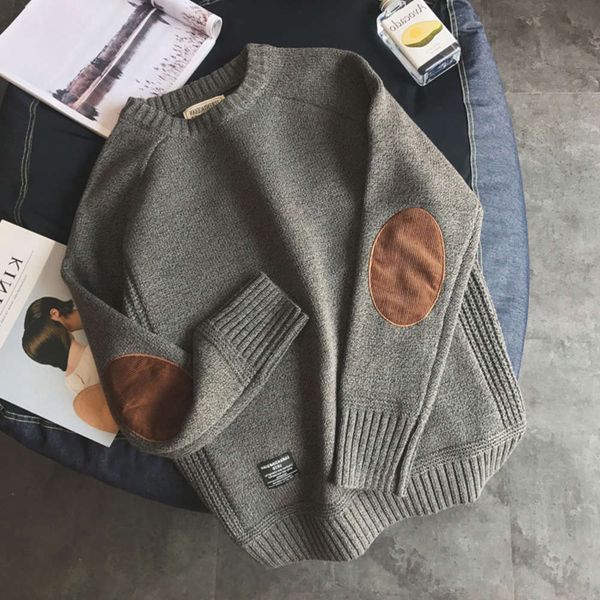 2021thickened men's loose round neck pullover sweater youth autumn winter student t-shirt, White;black
2021thickened men's loose round neck pullover sweater youth autumn winter student t-shirt, White;black