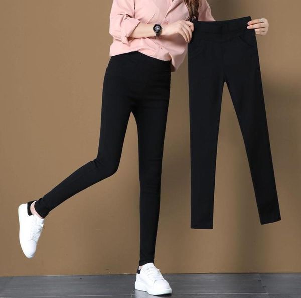 2021black slim and versatile women's over yoga jeans leggings for women elastic large size high waist tight small foot pencil pants new, Black
2021black slim and versatile women's over yoga jeans leggings for women elastic large size high waist tight small foot pencil pants new, Black