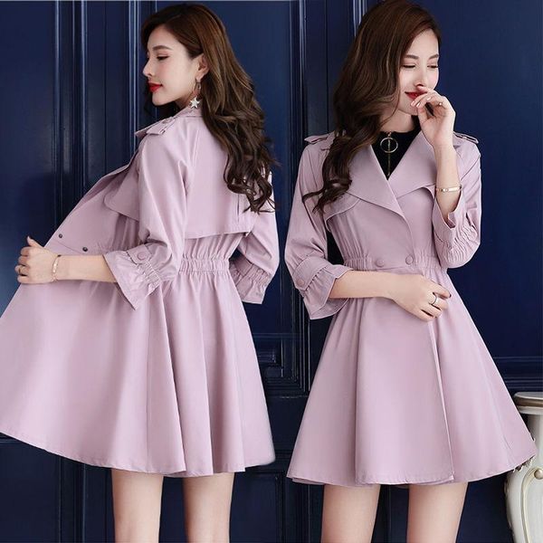 women's trench coats 2021 spring and autumn windbreaker long double-breasted female coat fashion wild clothing, Tan;black
women's trench coats 2021 spring and autumn windbreaker long double-breasted female coat fashion wild clothing, Tan;black