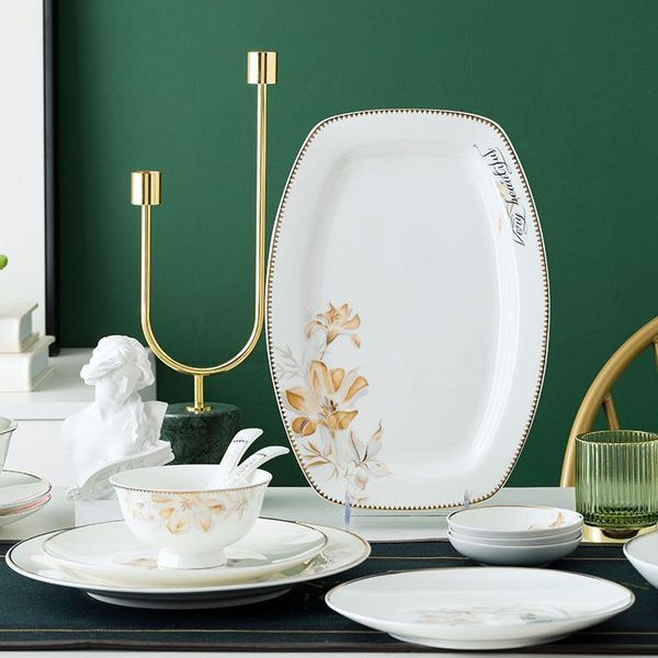 dishes & plates luxury fashion plate set creative chinese style microwave oven bone china talerze obiadowe dinnerware di50pz
dishes & plates luxury fashion plate set creative chinese style microwave oven bone china talerze obiadowe dinnerware di50pz