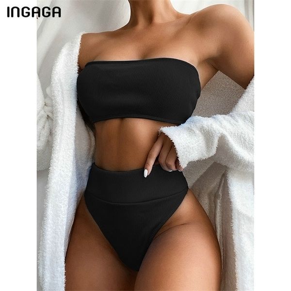 ingaga high waist bikinis bandeau swimsuits swimwear women black strapless biquini high cut bathing suit women beachwear, White;black
ingaga high waist bikinis bandeau swimsuits swimwear women black strapless biquini high cut bathing suit women beachwear, White;black