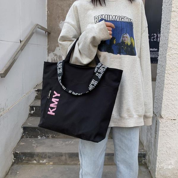 evening bags women tote canvas bag panelled color zipper shopping handbag ladies casual messenger shoulder reusable letter prints
evening bags women tote canvas bag panelled color zipper shopping handbag ladies casual messenger shoulder reusable letter prints