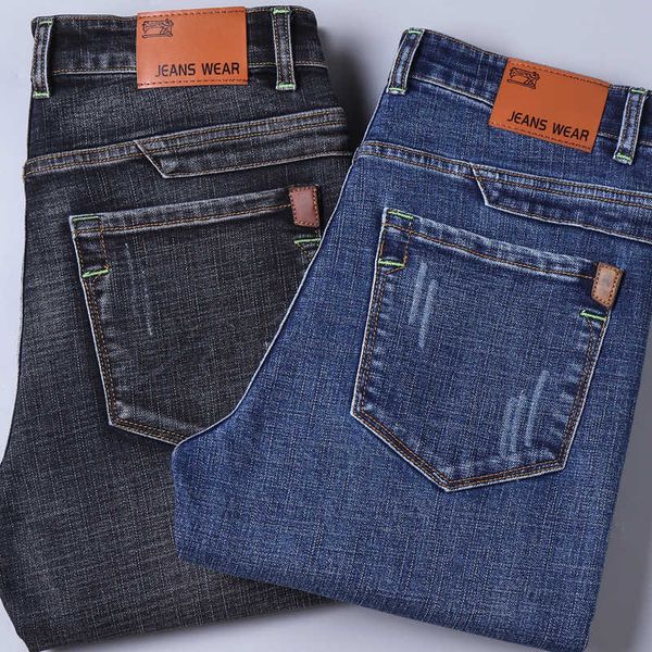 spring and autumn men's fashion jeans business casual loose straight stretch denim trousers male brand classic pants 210531, Blue
spring and autumn men's fashion jeans business casual loose straight stretch denim trousers male brand classic pants 210531, Blue