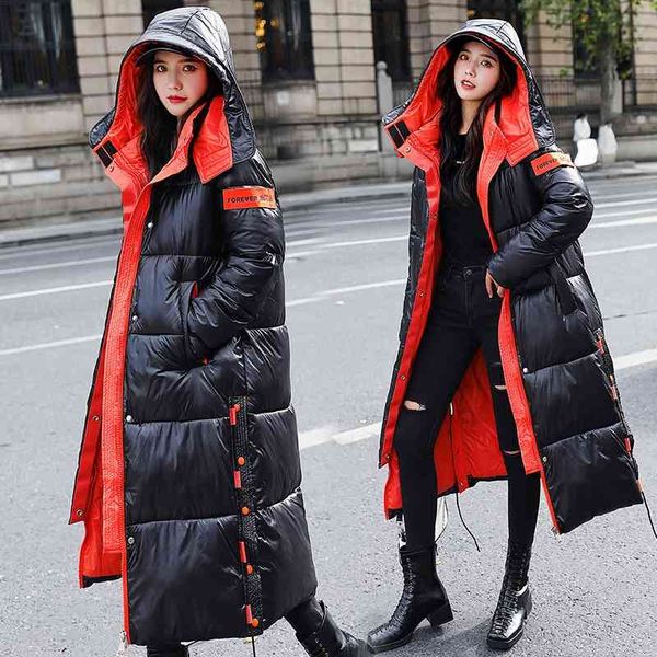 new cotton padded clothes women winter korean version thickened bright face down loose hooded detachable, Black
new cotton padded clothes women winter korean version thickened bright face down loose hooded detachable, Black