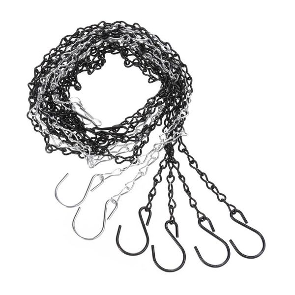 4pcs 8 shape hanging iron chain for bird feeders planters lanterns birdbaths flower basket (black 90cm)
4pcs 8 shape hanging iron chain for bird feeders planters lanterns birdbaths flower basket (black 90cm)