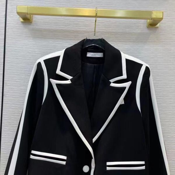 women's jackets kr07241 fashion women coats & 2021 runway luxury european design party style clothing, Black;brown
women's jackets kr07241 fashion women coats & 2021 runway luxury european design party style clothing, Black;brown