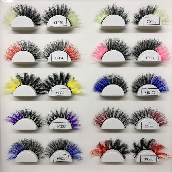 3d faux mink lashes color false eyelashes thick and exaggerated eyelash personality fake lashes beauty eye lash extension 20set
3d faux mink lashes color false eyelashes thick and exaggerated eyelash personality fake lashes beauty eye lash extension 20set