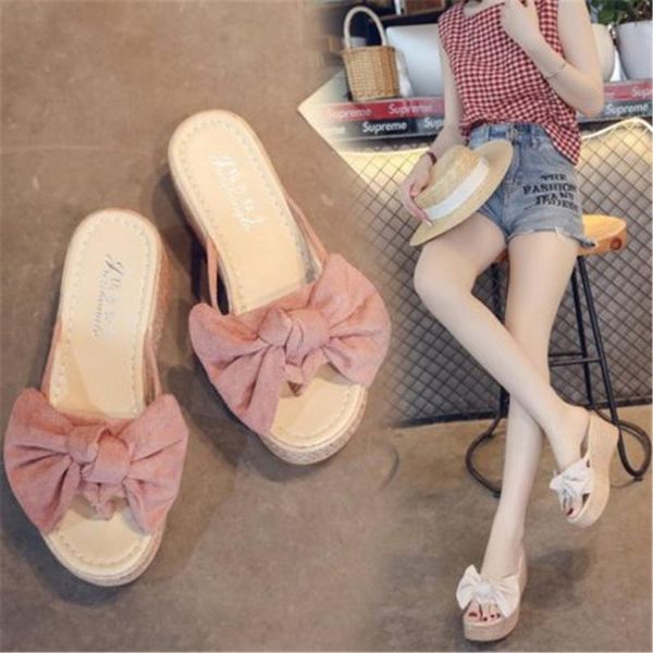 slippers women's mules 2021 summer wedges thick bottom anti slip outdoor butterfly knot slides fashion versatile flip flop, Black
slippers women's mules 2021 summer wedges thick bottom anti slip outdoor butterfly knot slides fashion versatile flip flop, Black