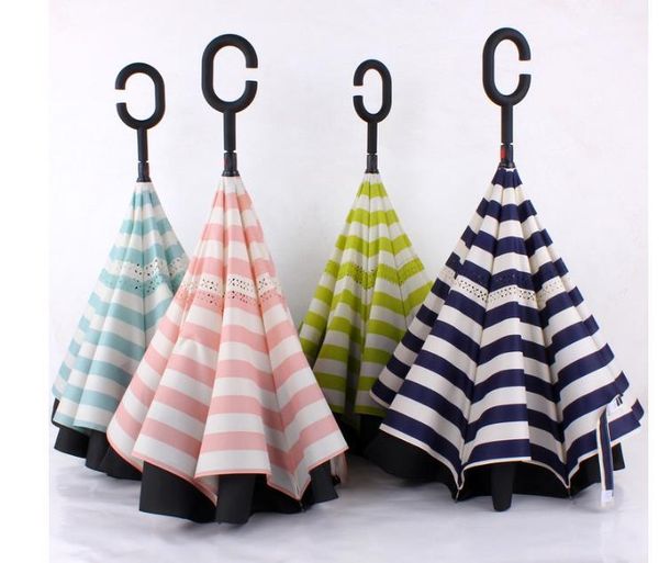 umbrellas 30pcs navy stripe inverted c-shape j-shape handle waterproof double layer reverse car umbrella paraguas rain
umbrellas 30pcs navy stripe inverted c-shape j-shape handle waterproof double layer reverse car umbrella paraguas rain