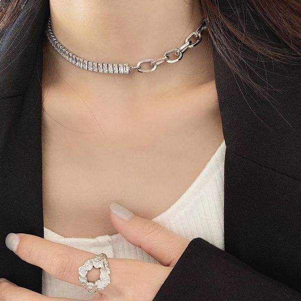 chokers creativity zircon crystal choker necklaces for women geometric rhinestone statement jewelry gifts, Golden;silver
chokers creativity zircon crystal choker necklaces for women geometric rhinestone statement jewelry gifts, Golden;silver