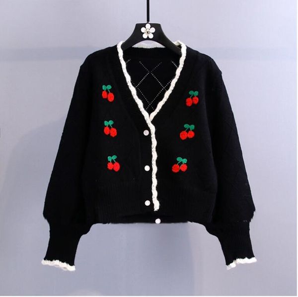 women's knits autumn winter outwear female oversized jacket sweater cardigan women casual v-neck knitted sweaters woman single breasted, White
women's knits autumn winter outwear female oversized jacket sweater cardigan women casual v-neck knitted sweaters woman single breasted, White