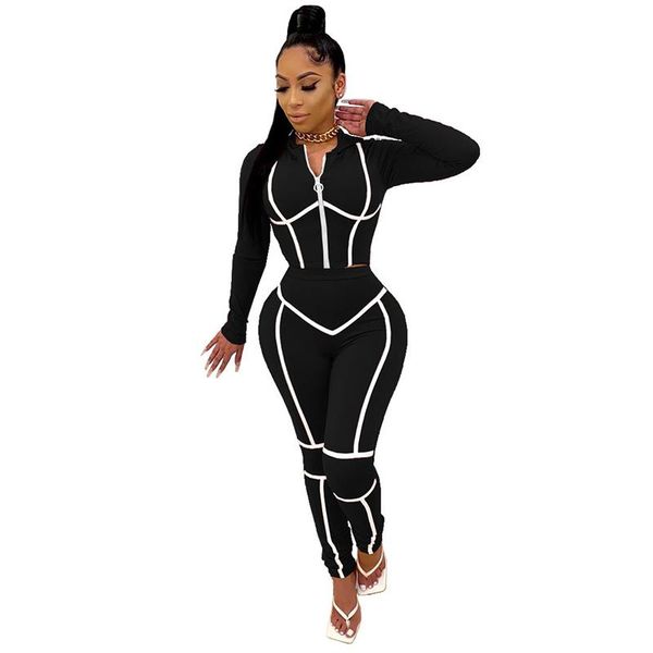 women's two piece pants autumn fashion skinny sports 2 set zipper hooded jacket elastic waist trousers casual lady tracksuit streetwear, White
women's two piece pants autumn fashion skinny sports 2 set zipper hooded jacket elastic waist trousers casual lady tracksuit streetwear, White