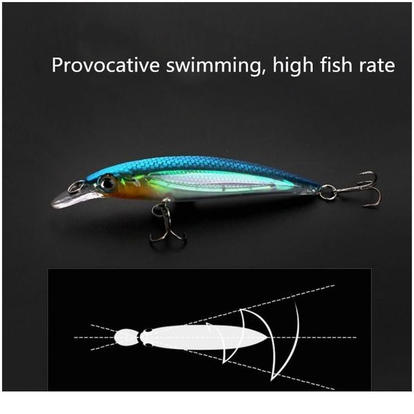 1pcs fishing lures luminous floating laser minnow hard aritificial wobblers 14g/11cm crankbait plastic baits pesca isca jllnhm
1pcs fishing lures luminous floating laser minnow hard aritificial wobblers 14g/11cm crankbait plastic baits pesca isca jllnhm
