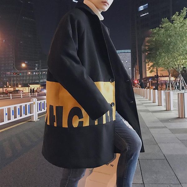 men's wool & blends casual long coat fashion thick cashmere black korean men plus size chaquetas hombre mens clothing df50wb
men's wool & blends casual long coat fashion thick cashmere black korean men plus size chaquetas hombre mens clothing df50wb