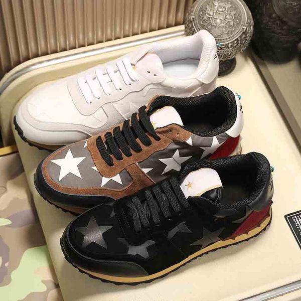 2021 fashion men women casual shoes sneakers camouflage flat sports shoe real leather trainer sneaker with box large size 35-46, Black
2021 fashion men women casual shoes sneakers camouflage flat sports shoe real leather trainer sneaker with box large size 35-46, Black